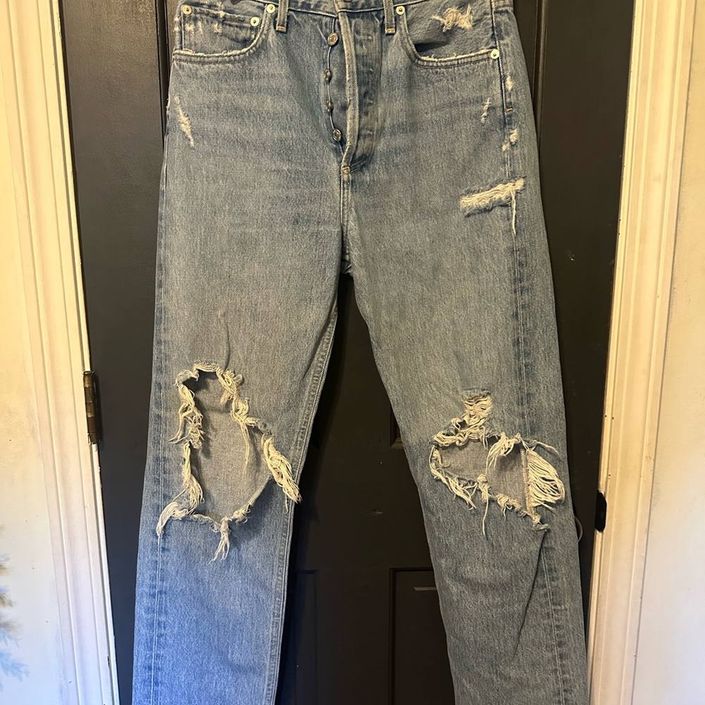 Agolde Light Wash Denim Jeans